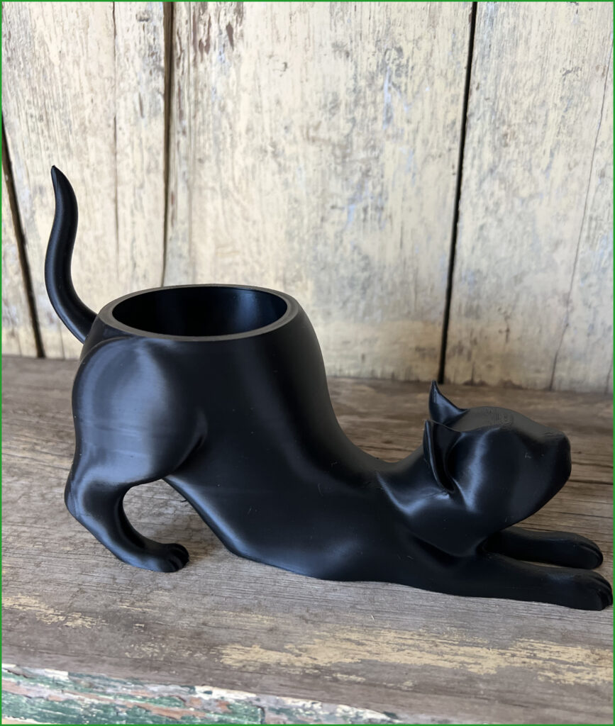 Black Cat Planter