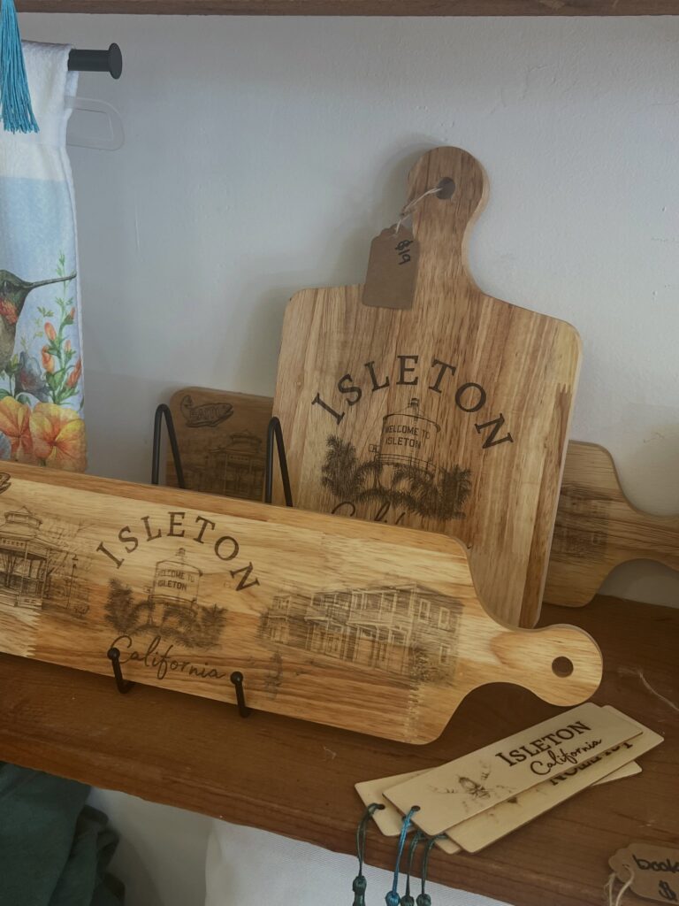 It’s Labor Day, September 7th and We are OPEN today 11-3! We hope you can stop by to see us. 33 Main Street. Historic Isleton, California. Ambrosine Rio Vista has made some amazing items that are ready for their new home.